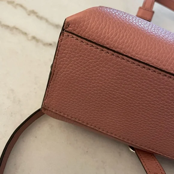Gucci Bamboo Daily Dusty Rose Blush Pink Leather Satchel - Picture 3 of 16